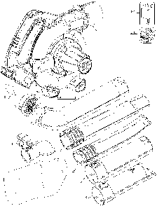 Page A Diagram and Parts List for LSWV36 Type 2 Black and Decker Leaf Blower / Vacuum